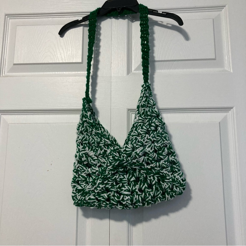 Handmade crochet purse
